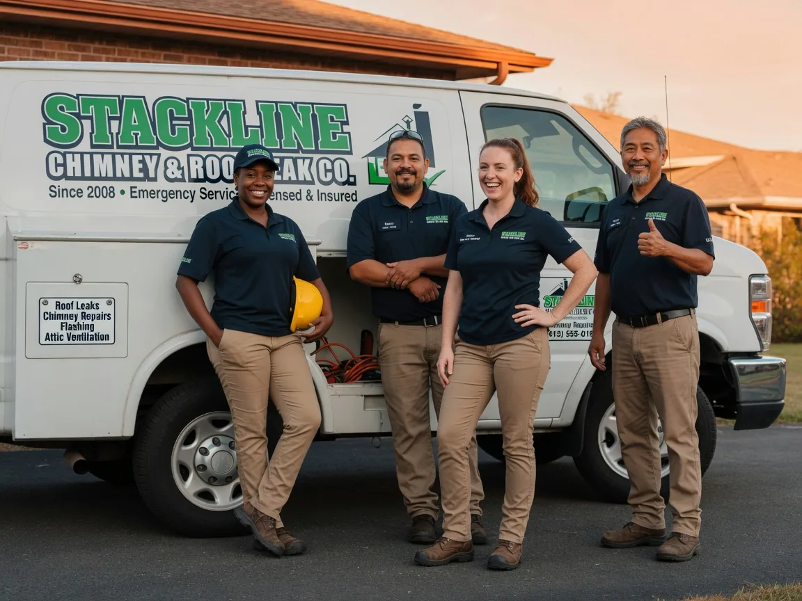 Chimney flashing repair company in Upland, NE